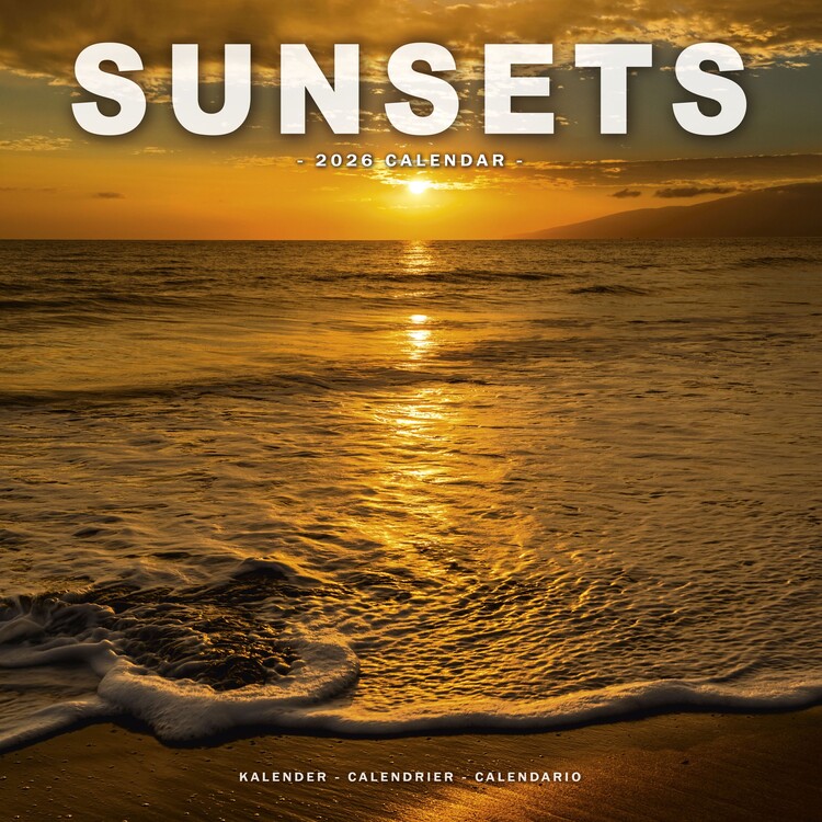 Naptár 2027 Sunsets