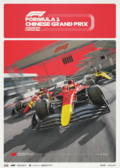 Stampa d'arte Formula 1® - Chinese Grand Prix - 2024
