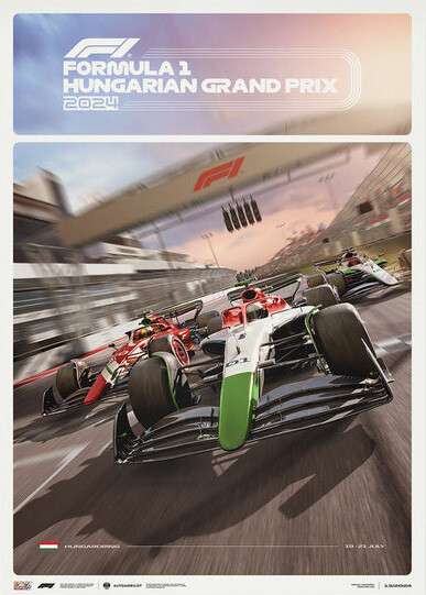 Stampa d'arte Formula 1® - Hungarian Grand Prix - 2024