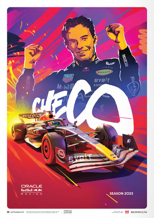 Stampa d'arte Oracle Red Bull Racing - Sergio Pérez - 2023