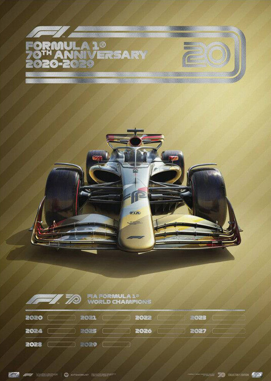Stampa d'arte Formula 1® Decades - 2020S the Future Lies Ahead