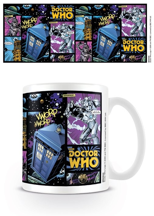 Koffie mok Doctor Who - Comic Strip