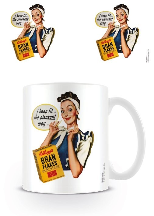 Koffie mok Vintage Kelloggs - I Keep Fit