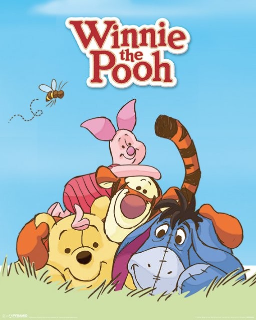 Poster Winnie the Pooh - Characters