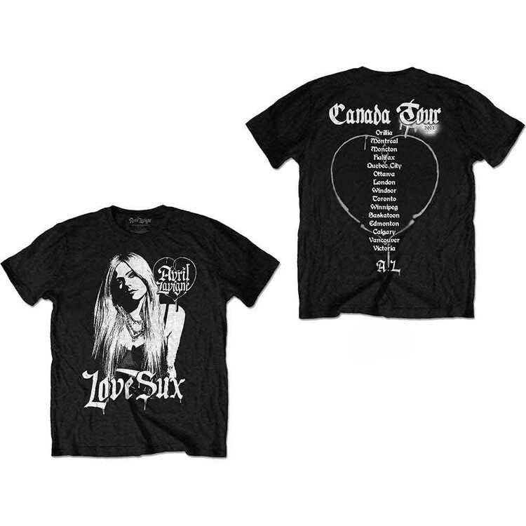 Tričko Avril Lavigne - Love Sux, 2XL