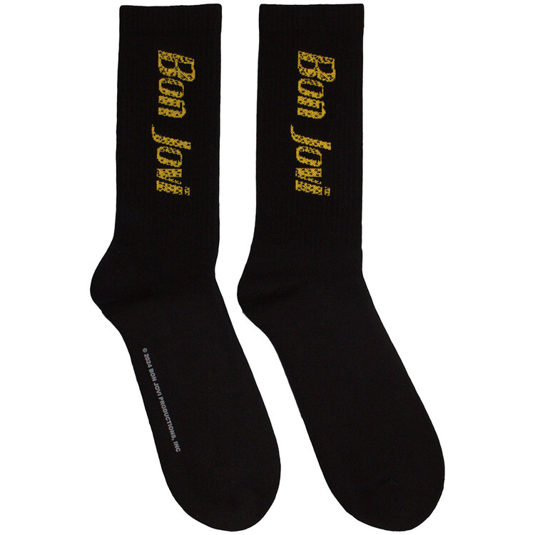 Socken Bon Jovi - Yellow Logo