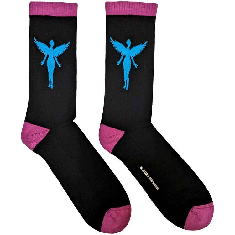 Levně Ponožky Nirvana - In Utero Blue Angel, 40 - 45