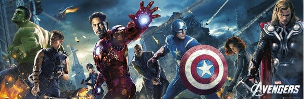 Framed Poster Avengers - one sheet