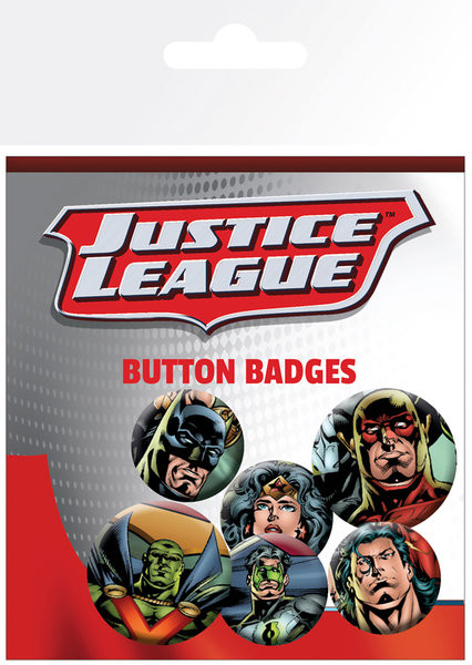 Ansteckerset DC Comics - Justice League - League