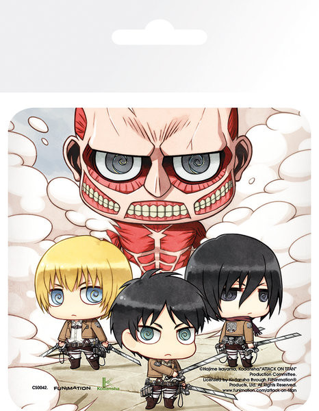 Sottobicchiere Attack On Titan (Shingeki no kyojin) - Group
