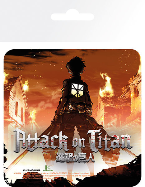 Sottobicchiere Attack On Titan (Shingeki no kyojin) - Keyart