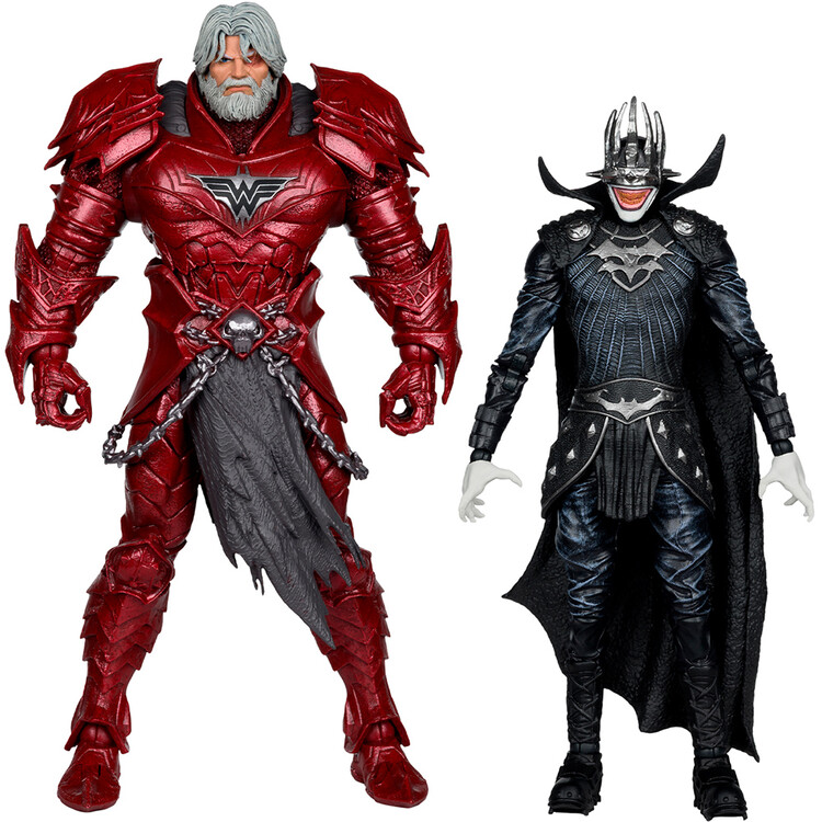 Statuetta McFarlane - DC Multiverse - Batman Who Laughs - Knight Armor & The Merciless -