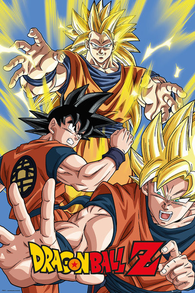 Poster Dragon Ball Z - Goku | Postere de perete | 3+1 GRATIS