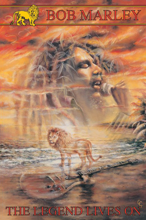 Poster Bob Marley - legend lives on