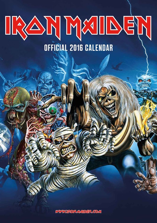 Naptár 2027 Iron Maiden
