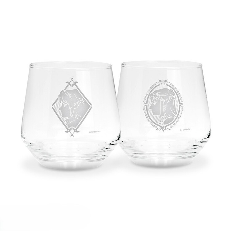 Sklenička The Legend of Zelda - Zelda & Link, (2x) 0,3 l