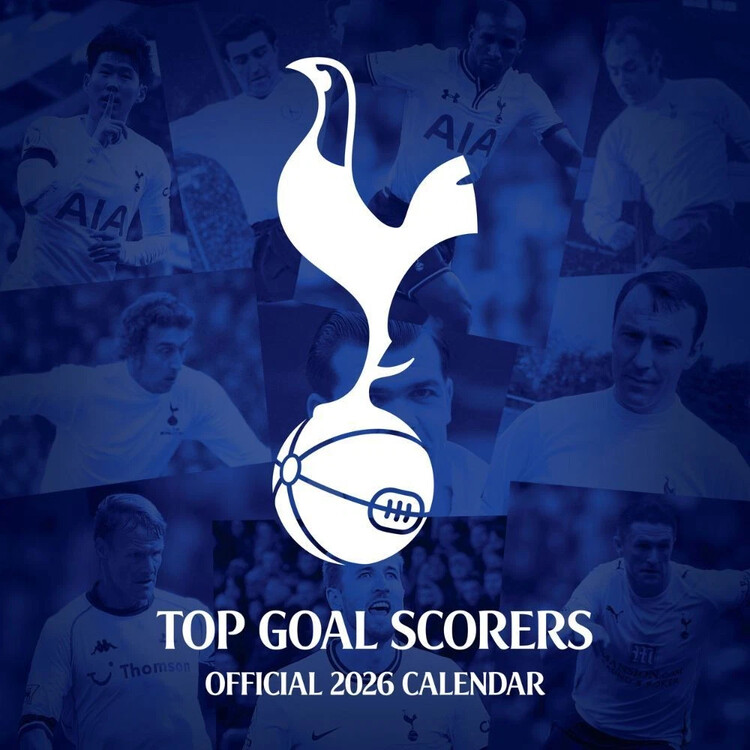 Kalendář 2026 Tottenham Hotspur FC - Legends, 30 x 30 cm