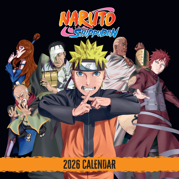 Calendario 2027 Naruto Shippuden