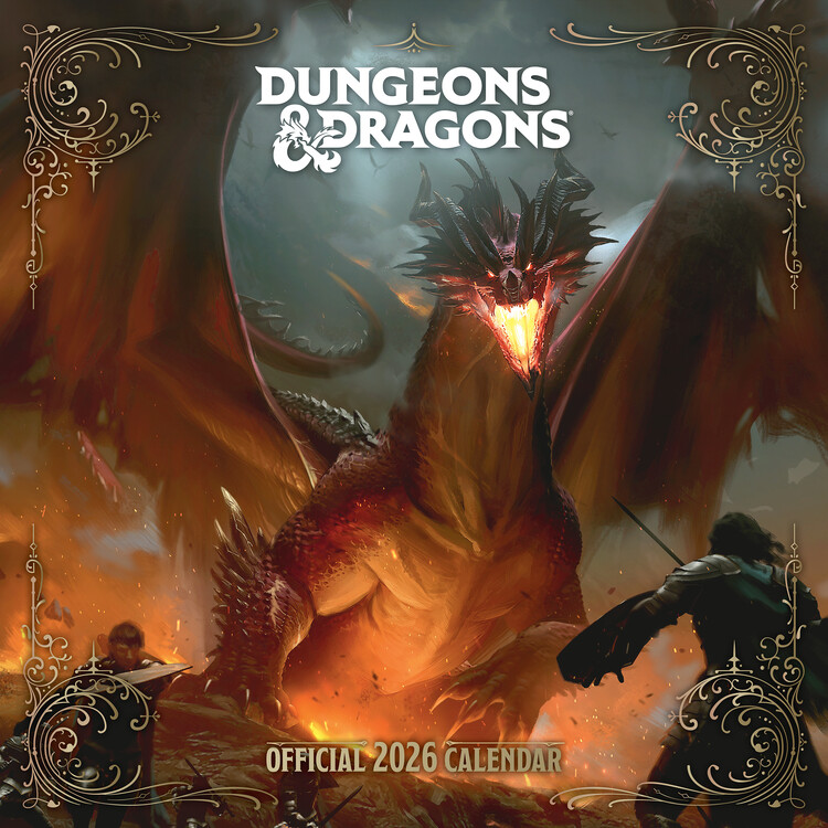 Naptár 2027 Dungeons & Dragons