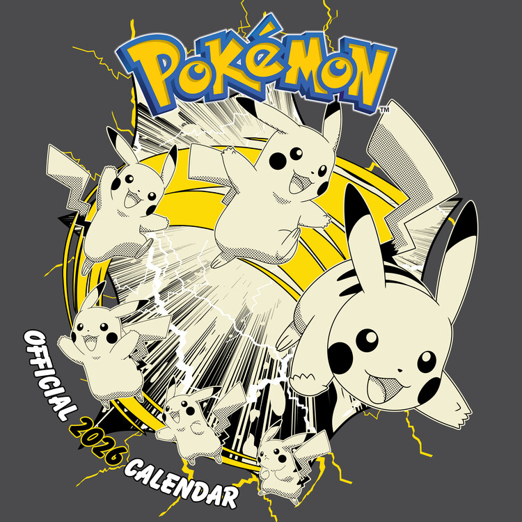 Kalendár 2027 Pokemon
