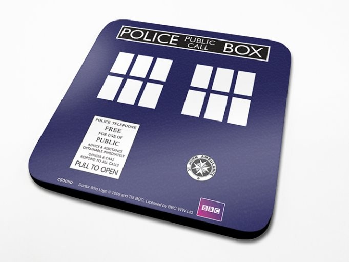 Sottobicchiere Doctor Who - Tardis