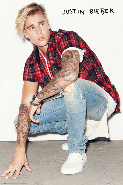 Plakát Justin Bieber - Crouch