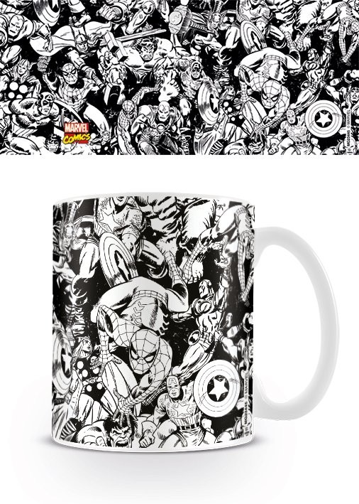 Hrnek Marvel Retro - Characters
