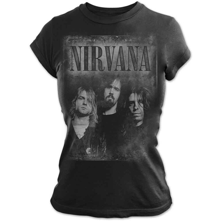 T-shirt Nirvana - Faded Faces