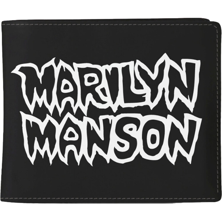 Levně Peněženka Marilyn Manson - Logo, 10 x 11 x 1 cm