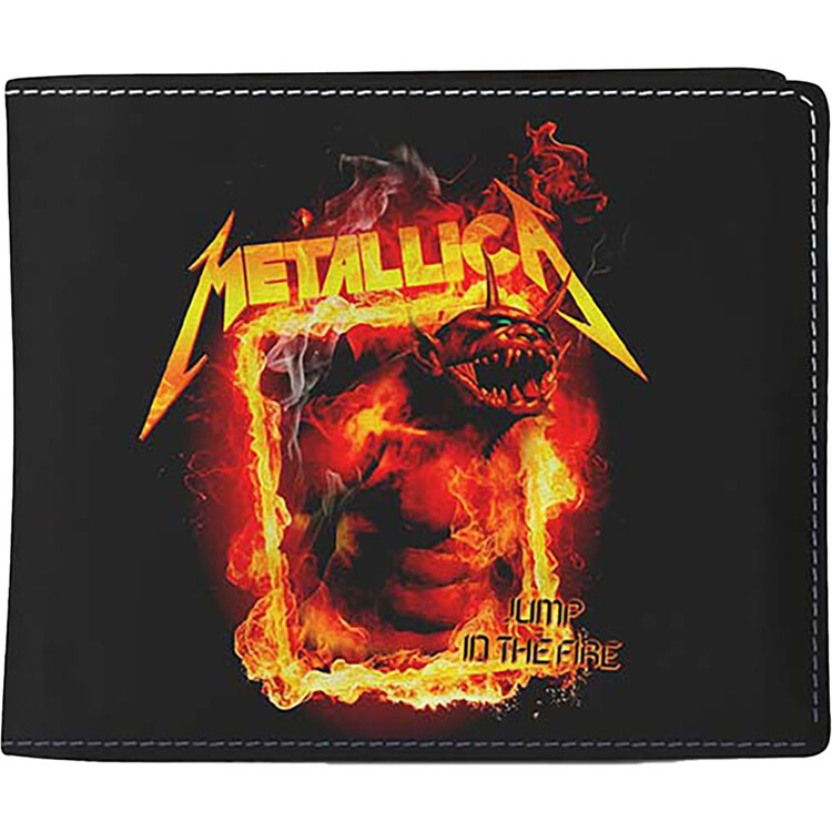 Levně Peněženka Metallica - Jump In The Fire, 10 x 11 x 1 cm