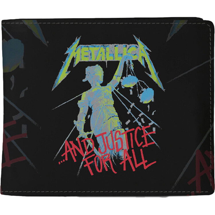 Levně Peněženka Metallica - Justice For All, 10 x 11 x 1 cm