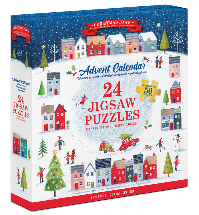 Puzzle Calendrier de l'Avent Christmas Town