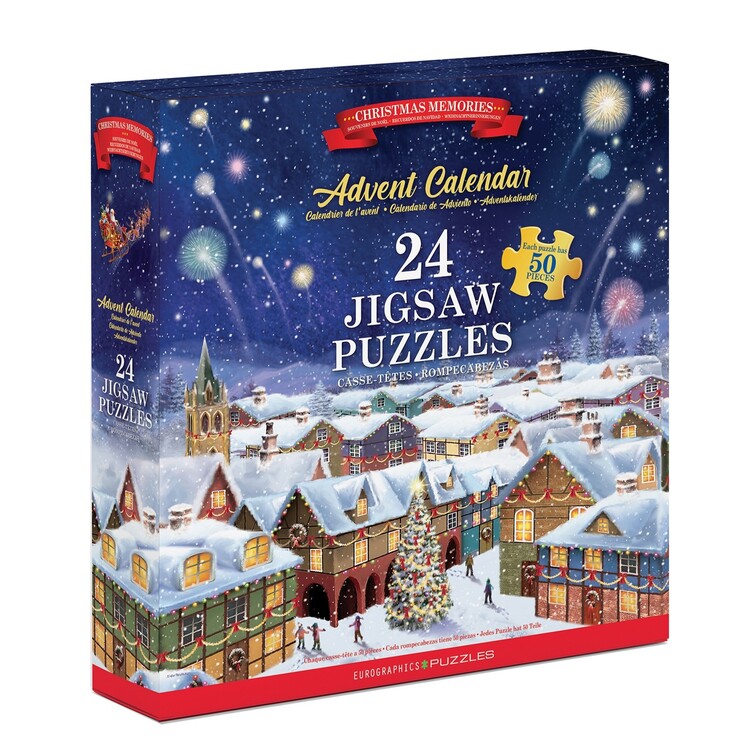 Levně Adventní kalendář Puzzle Adventní kalendář Xmas Memories, 1200 ks