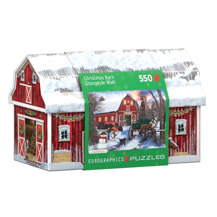 Levně Adventní kalendář Puzzle Adventní kalendář Holiday Farm, 550 ks