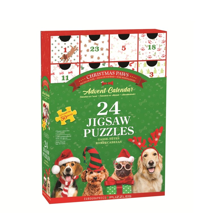 Puzzle Adventskalender Christmas Paws