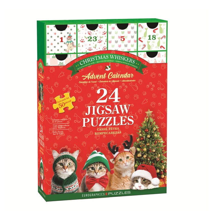 Puslespil Julekalender Christmas Whiskers