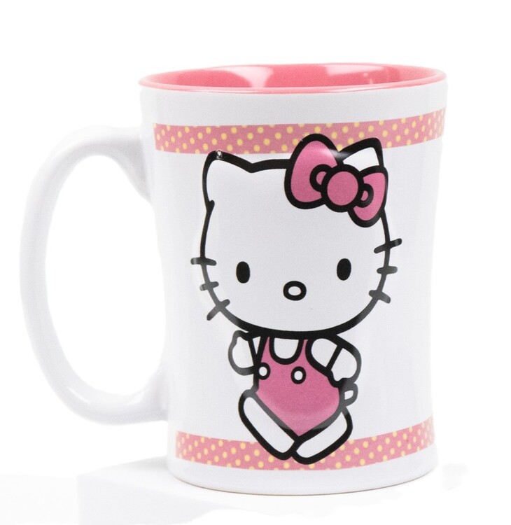 Levně Hrnek 3D Hello Kitty - Pink, 0,4 l