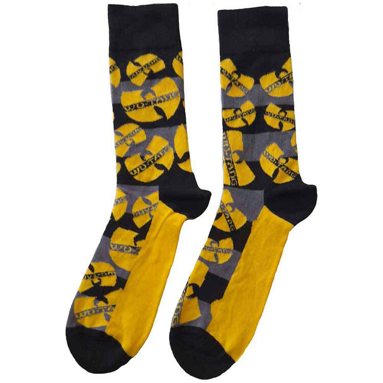Sokken Wu-Tang Clan - Logos Yellow