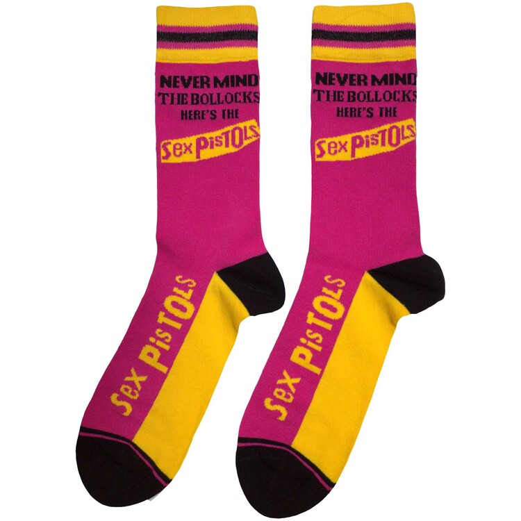 Levně Ponožky Sex Pistols - NMTB Stripes, EU 40 - 45 (UK 7 - 11; US 7,5 - 11,5)