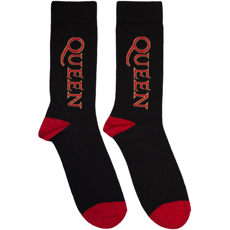 Levně Ponožky Queen - Red Logo Vertical, EU 39 - 45 (UK 6 - 11; US 6,5 - 11,5)