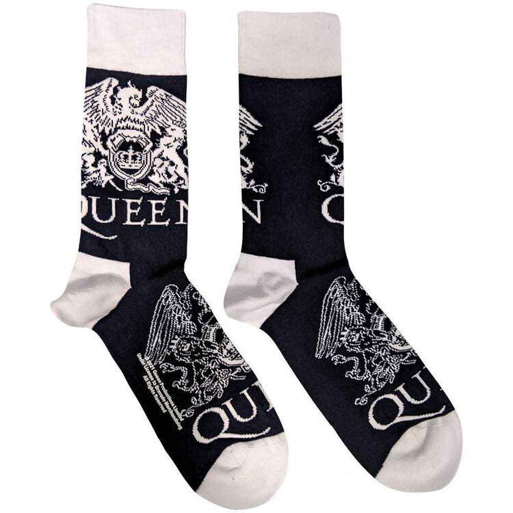 Socken Queen - White Crests
