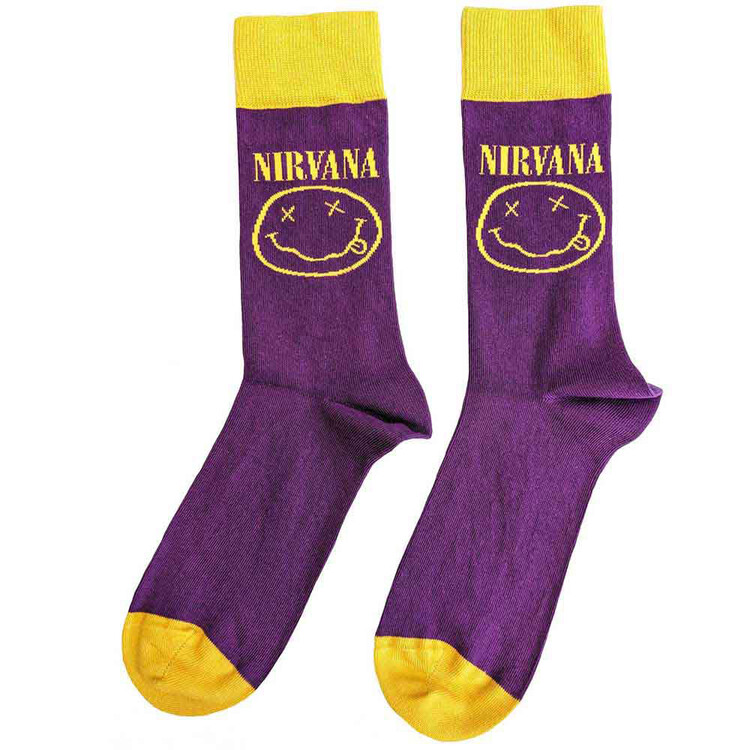Skarpetki Nirvana - Yellow Happy Face