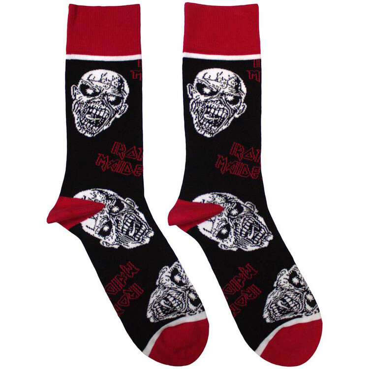 Levně Ponožky Iron Maiden - Eddie Skulls, EU 36 - 40 (UK 4 - 7; US 4,5 - 7,5)