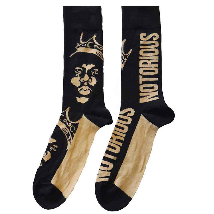 Levně Ponožky Biggie Smalls - Gold Crown, EU 36 - 40 (UK 4 - 7; US 4,5 - 7,5)
