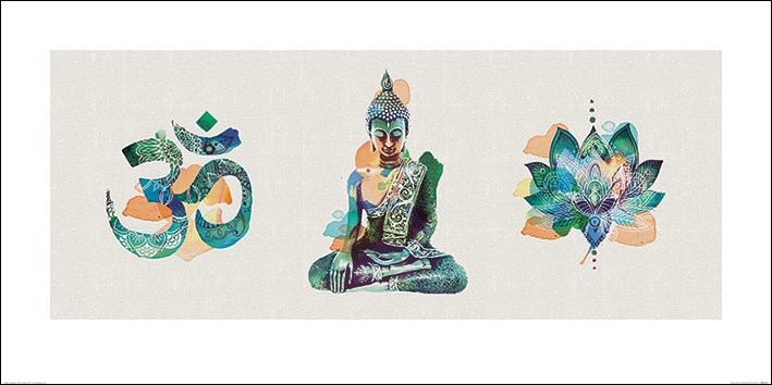 Kunstdruk Summer Thornton - Yoga Triptych