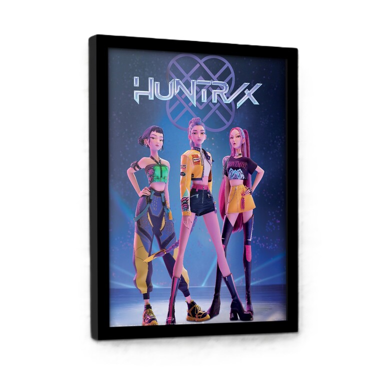 Poster incorniciato K-Pop Demon Hunters - HUNTR/X