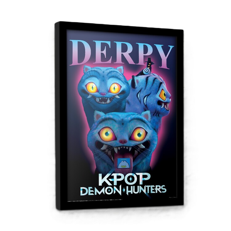 Ingelijste poster K-Pop Demon Hunters - Derpy