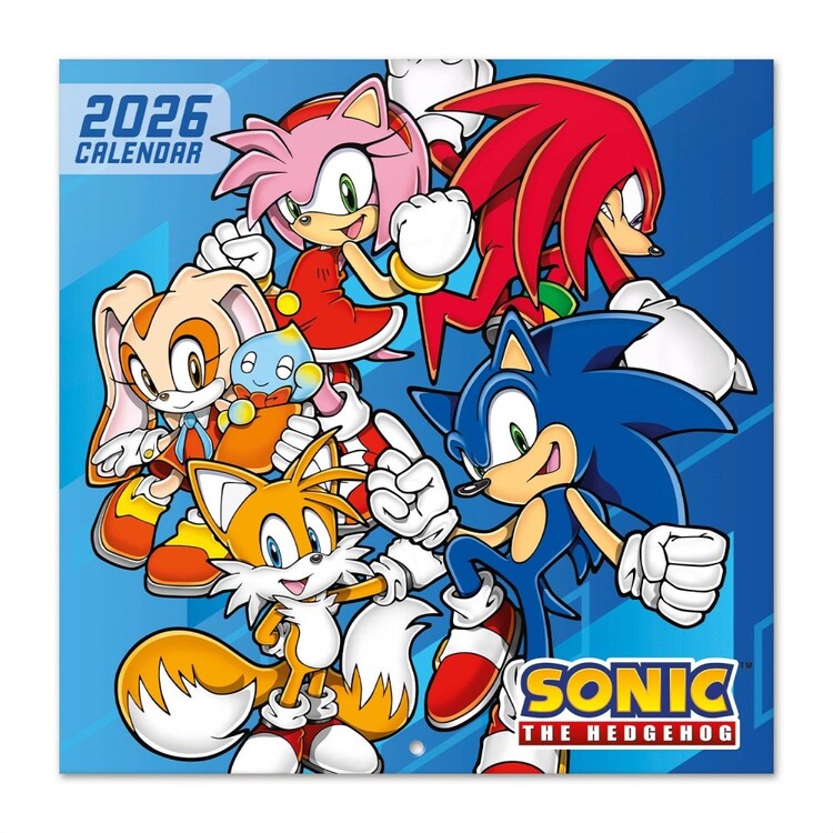 Kalendář 2027 Sonic