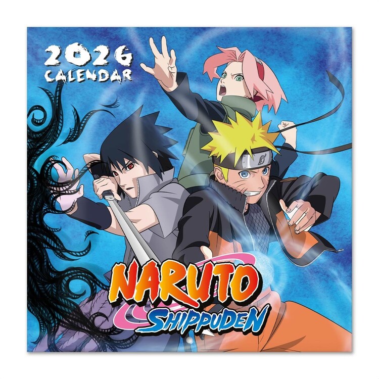 Naptár 2027 Naruto Shippuden