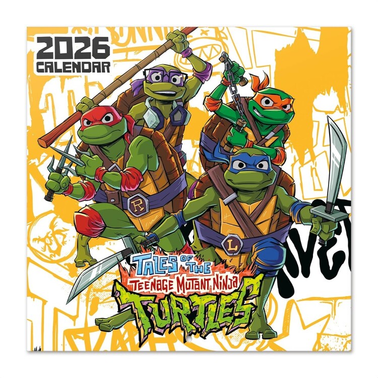 Calendario 2027 Teenage Mutant Ninja Turtles